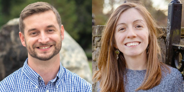 2022 Panofsky Fellows Brian Lenardo and Chelsea Bartram
